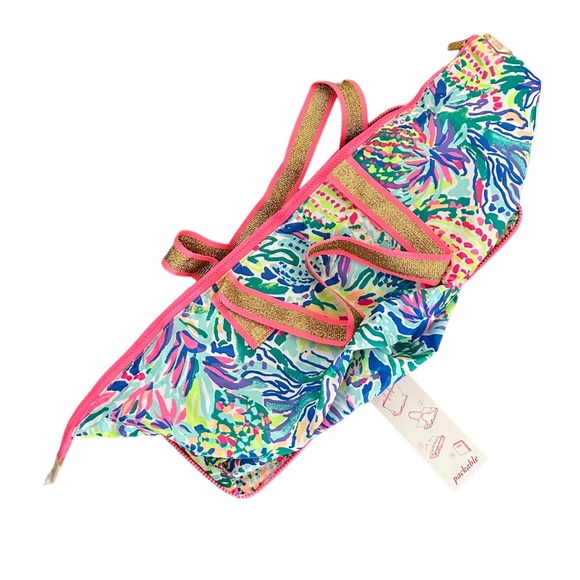 Lilly Pulitzer Bags Nwt Lily Pulitzer Getaway Packable Tote Bag Zip